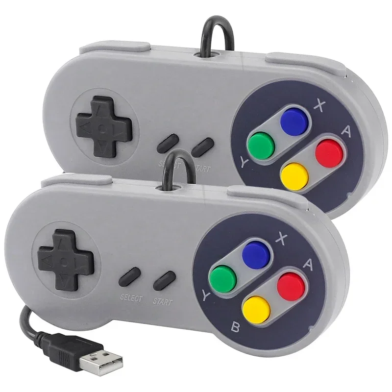 Retro Gaming Realm - Przewodowy kontroler USB do gier retro,