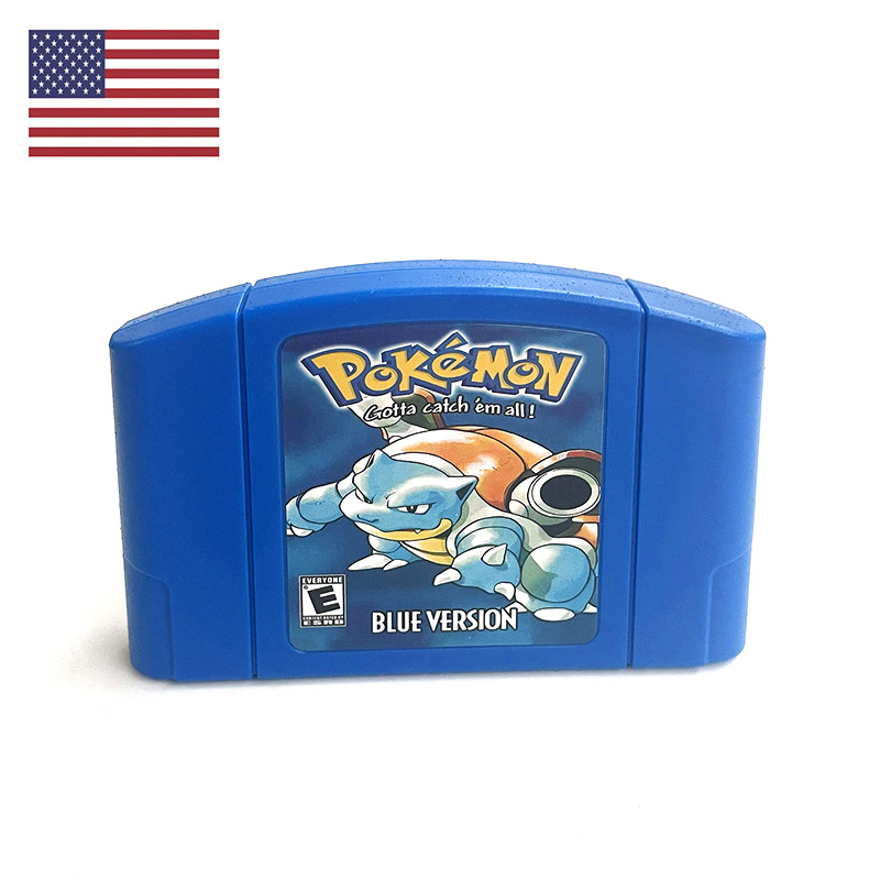 Retro Gaming Box - Wersja USA NTSC Angielska Pokemon Blue