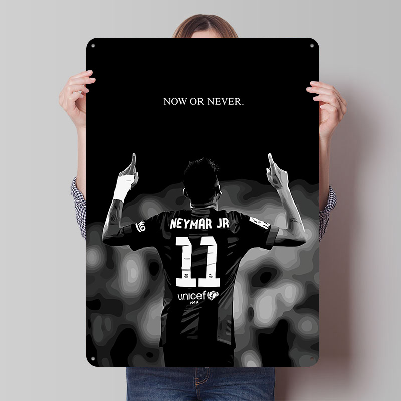 Retro Gaming Now - Plakat Neymar Jr. Teraz, czy nigdy!