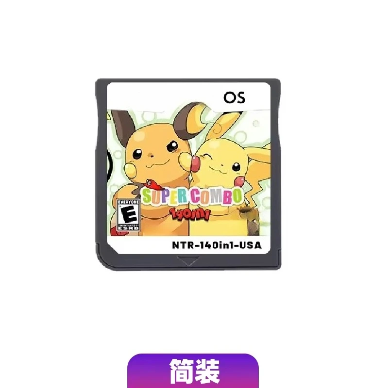 Karta z grami NDS Pokémon 140  – Retro Gaming Videos recenzja i cena