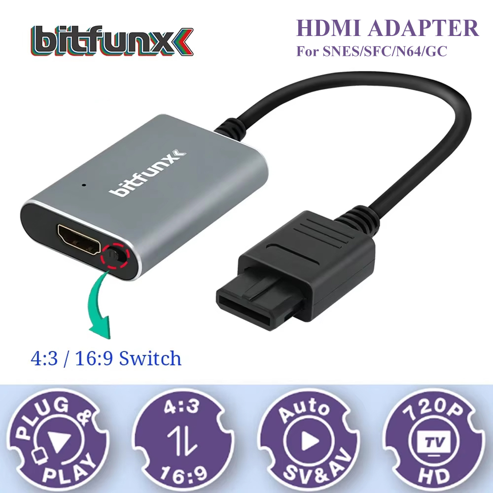 Bitfunx 720P Adapter S-Video / – Retro Gaming Pro recenzja i cena
