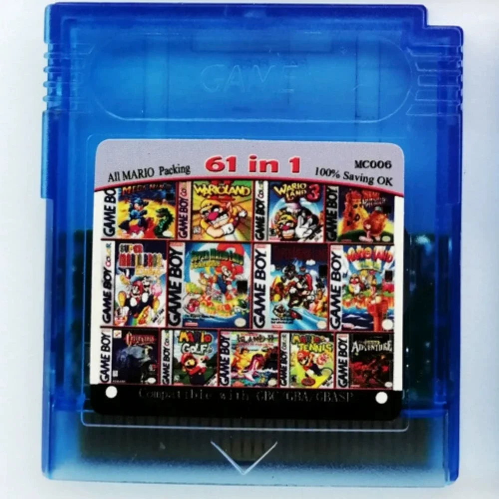 Karta z grami retro GBC, seria – Retro Gaming Videos recenzja i cena