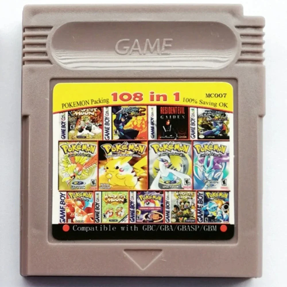 Karta z grami retro GBC, seria – Retro Gaming Videos recenzja i cena