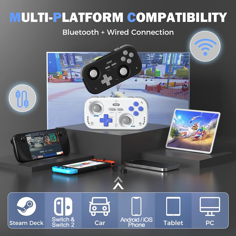 IINE Retro Pocket Gamepad Mini – Retro Gaming Realm recenzja i cena
